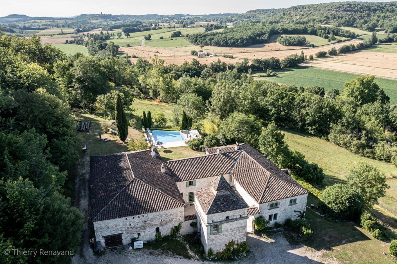 Hotel Manoir Le Moulinal47 - Vue Panoramique Courbiac Exterior foto